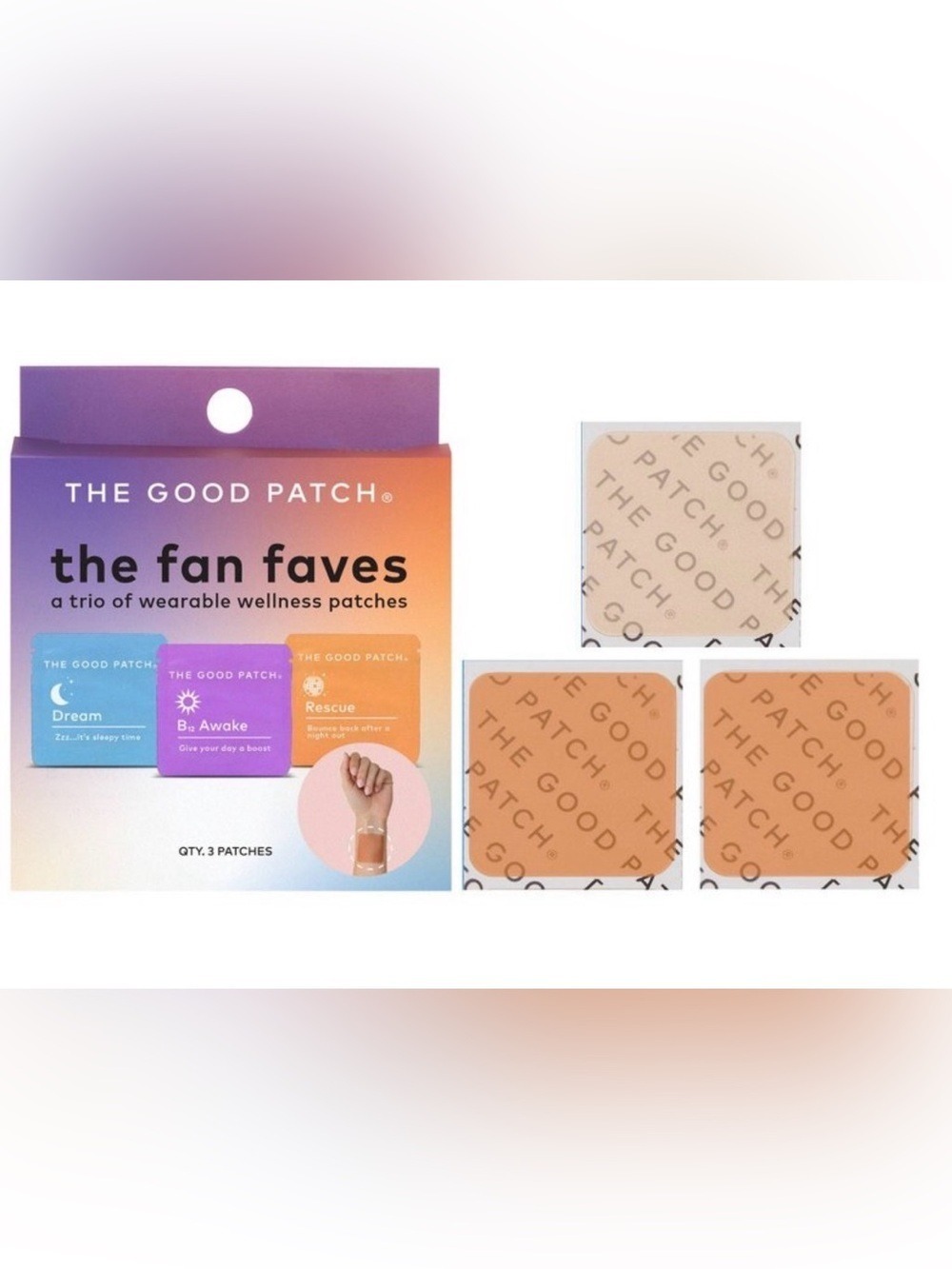 The Good Patch The Fan FavesSkin-Colored Wellness Patches - 3 Pack